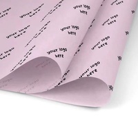 Emballage en papier de soie avec logo imprimé personnalisé Papier de cuisson synthétique enduit pour vêtements Emballage cadeau en carton à usage chimique