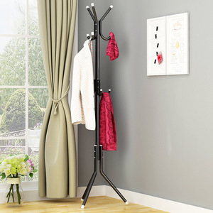 Iron Coat <b>Rack</b> Floor Standing Simple <b>Clothes</b> Organizer For Bedroom 60x18x7cm Metal Single Tier - Product Image 2