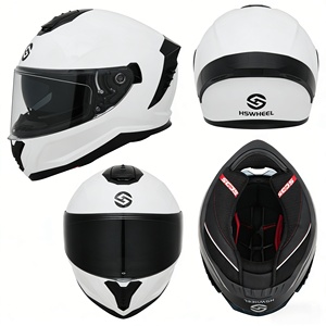 Casco Integral de Motocicleta Personalizable con Certificación DOT ECE, Transpirable, con Disipación de Calor, Casco de Seguridad para Ciclismo con Doble Visera - Product Image 2