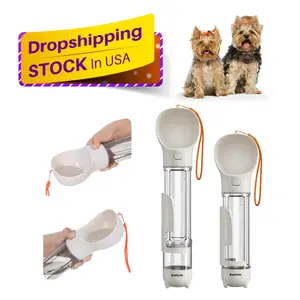 Recipiente de água multifuncional para animais, alimentador para cães, tigela de plástico, antiderramamento, cães, dropshipping, 500ml, recipiente flutuante