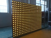Matrice LED 36 x 3W couleur or, éclairage d'effets de scène DMX, idéal pour DJ, discothèque, fête, piste de danse, décorations de mariage, éclairage de boîte de nuit
