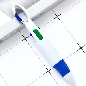ปากกาปุ่มกดสำหรับปีนเขา สีแดง เหลือง น้ำเงิน เขียว 4 สี ปากกาปุ่มกดพกพา - Product Image 3