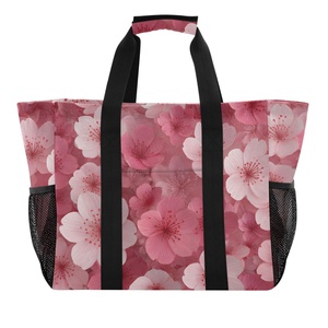 Bolsa de Mano Plegable de Gran Capacidad para Mujer, Bolsa de Compras Reutilizable con Accesorios Hawaianos Personalizados y Logotipo - Product Image 2