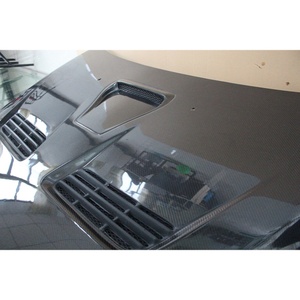 OUER 2009-2016 Carbon Fiber <b>Engine</b> <b>Hood</b>-New Bolt-On Installation Black Color Retrofit/Upgrade Fits Mitsubishi Lancer EX 1 Year - Product Image 5