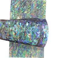 Coquille d'ormeau de Nouvelle-Zélande flexible, rectangulaire, multicolore, incurvée, incrustée, bricolage, décoration de mariage, décoration de la maison