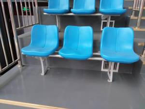 <strong>Permanent</strong> Outdoor <strong>Grandstand</strong> Seating Heavy-Duty Bleacher Chairs Installed on Concrete Stadium Stairs - Product Image 4