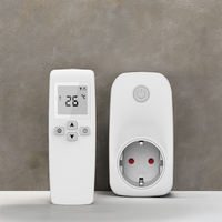 Smart Home inalámbrico Digital TUYA WIFI regulador enchufe controlador de temperatura interruptor AC 220V microordenador con Control remoto