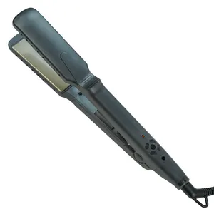 Alisador de cabelo PTC de ferro plano Placa de aquecimento de 450 graus alisador de cabelo profissional de íon negativo