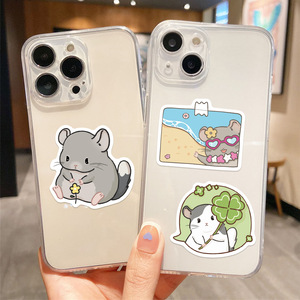 50 autocollants mignons de dessins animés de chinchillas pour la décoration de livres et de murs, autocollants amusants de <span class=keywords><strong>Totoro</strong></span> - Product Image 6