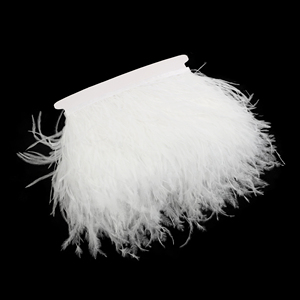 <span class=keywords><strong>Plumes</strong></span> d'autruche <span class=keywords><strong>blanches</strong></span>, nouveau, <span class=keywords><strong>lot</strong></span> <span class=keywords><strong>de</strong></span> 10 mètres <span class=keywords><strong>de</strong></span> large, 10 à 15cm <span class=keywords><strong>de</strong></span> diamètre, livraison gratuite - Product Image 3