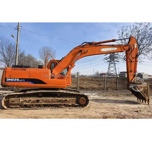 Excavatrice DH225LC-7 de chenille de DOOSAN 20Ton dh225lc-9 pour des mini-excavatrices dh220 a utilisé les voies en caoutchouc - Product Image 1