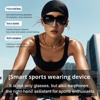 2026 New Smart Glasses Polarized Sunglasses for Drivers GPS Navigation Audio Eyewear Lightweight Comfort Gift GS01