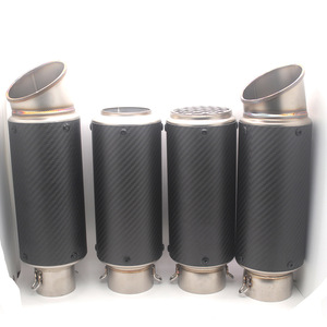 Nouveau silencieux d'échappement universel en acier inoxydable SC de 60 mm 63 mm pour moto, à enfiler, pour Ninja400 GSX750 Z650 - Product Image 3