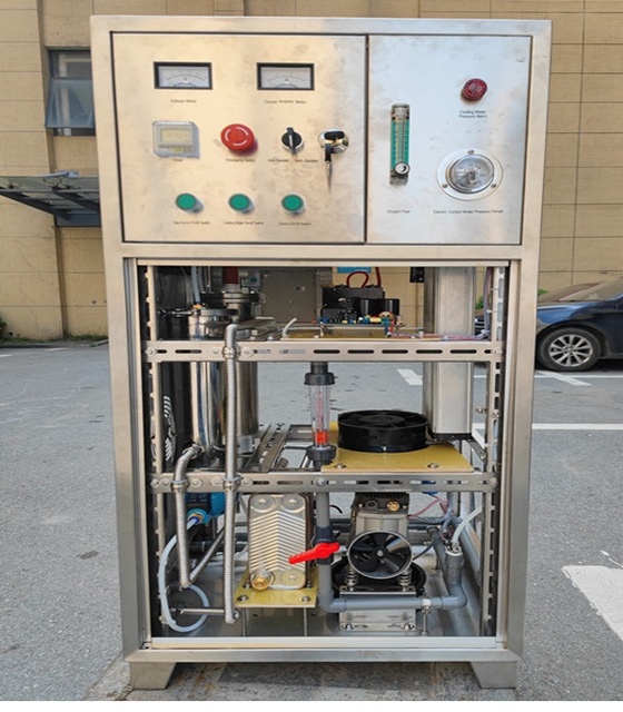OZOTEK Ozone Generator 60G Inbuilt PSA Oxygen Concentrator for Industrial Water Treatment and Air Purifiers