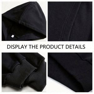 Unisex Men's Eco-Friendly Plus Size 2 Piece Suit Streetwear Jogger Sweatsuit Long <b>Sleeve</b> Custom Plush Sweatpants Hoodie Set 100% - Product Image 2