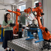HJZ Roboter-Laserschweißmaschine Automatische Schweißmaschine Roboter mit CE CNC Benutzerfreundlicher Lichtbogenschweißroboter