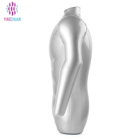 Torso homme gonflable en plastique, 1 pièce, Mannequin avec bras, bon marché