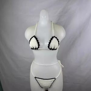 Viviblook ชุดว่ายน้ำบิกินีแบบตะขอเกี่ยว2ชิ้นสำหรับฤดูร้อนเซ็ตชุดว่ายน้ำชายหาดเซ็ตเซ็กซี่ - Product Image 2