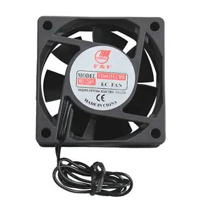 High speed low noise 6025 90V-260V axial ball bearing fan air cooling fan for home