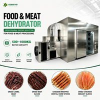 Industriële commerciële vleesdroger voor rundvlees, longen, pens, hondenvoer (400-500 kg), met warmtepomp, SUS304, geschikt voor vlees en vis.