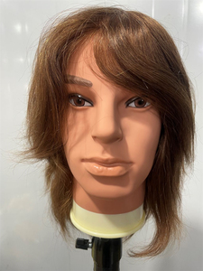 Vente en gros 100% tête de mannequin en cheveux humains mannequin d'entraînement de <span class=keywords><strong>barbier</strong></span> pour la beauté en cosmétologie pour la pratique et l'enseignement - Product Image 2