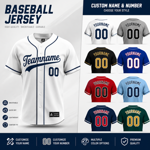 Maillot de baseball personnalisé avec logo, sublimation, séchage rapide, respirant, pour hommes, pour équipes sportives et clubs - Product Image 2
