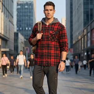 Felpa in Maglia a Quadri HANTAO per <span class=keywords><strong>Uomo</strong></span>, Abbigliamento Pronto per la Spedizione, Ordine all'Ingrosso, Consegna Rapida, Moda Invernale Calda - Product Image 1