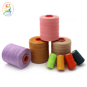 Hongqiao giá rẻ hơn sáp Chuỗi 1mm sáp Nylon Dây phẳng đầy màu sắc của chỉ may Polyester 150D/16 tex267 tkt 11 - Product Image 6