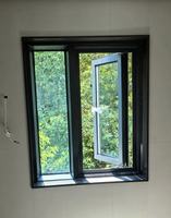 Ventanas Abatibles de Aluminio Personalizadas, Marco de Ventana de Aluminio Abatible y Giratorio para Casa, Villa, Apartamento con Doble Vidrio