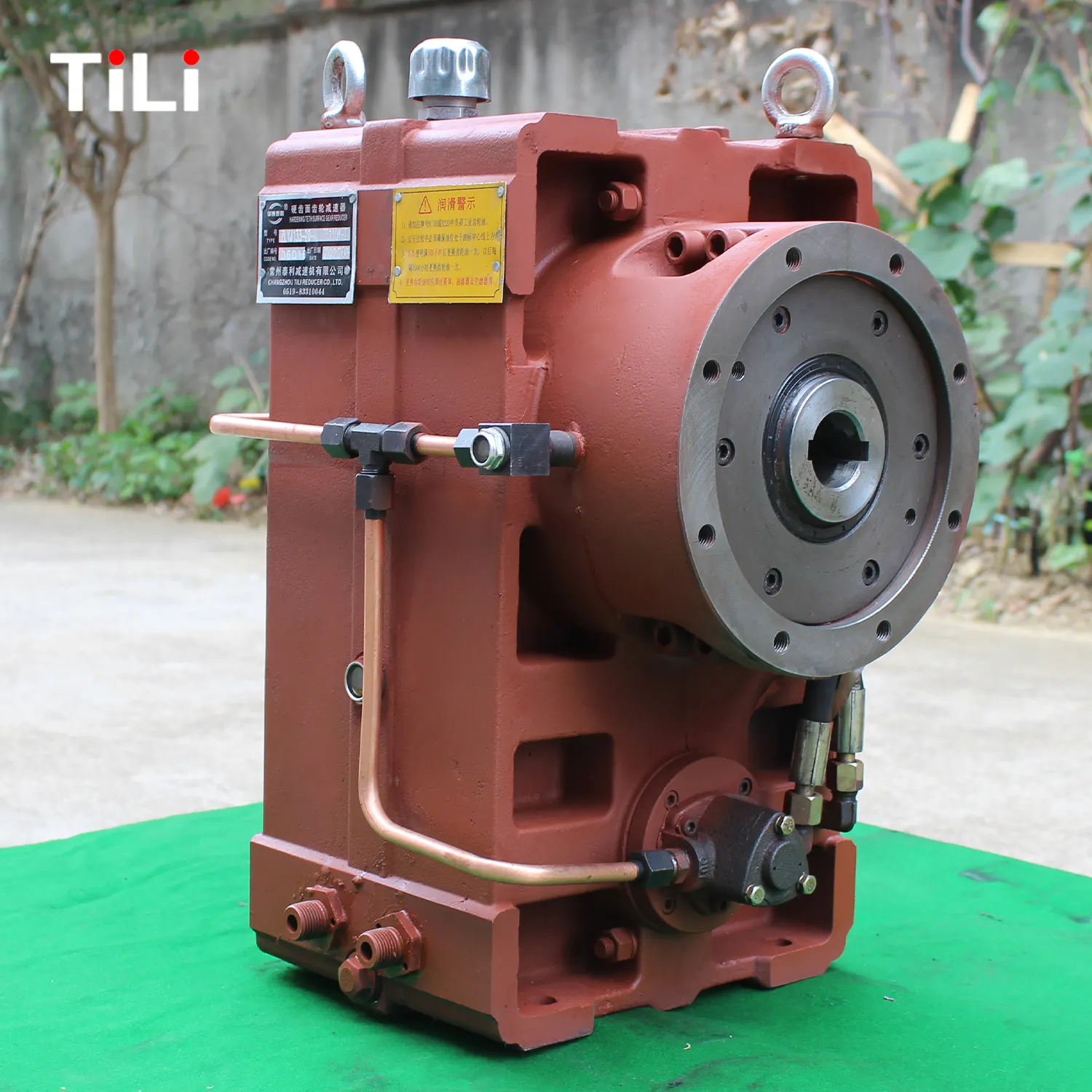 Tili ZLYJ Gearbox transmisi Gearbox Cina untuk mesin ekstruder peredam kecepatan Motor untuk plastik dan karet Extruder