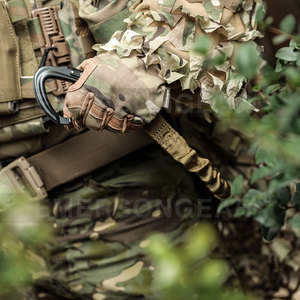 Emersongear Sangle Molle réglable à élastique avec crochet <span class=keywords><strong>métallique</strong></span>, Corde de sécurité tactique, Sangle de sauvetage - Product Image 6