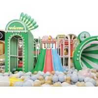 Aoleao Ensemble de toboggan souple en plastique personnalisé pour aire de jeux intérieure, équipement de terrain de jeu pour enfants, centres commerciaux, certifié CE TUV
