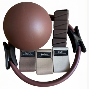 <span class=keywords><strong>Kit</strong></span> d'entraînement Pilates essentiel pour la maison, exercices d'étirement et de yoga - Product Image 1