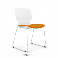 Chaise de formation de bureau moderne empilable confortable et bon marché pour les salles de conférence