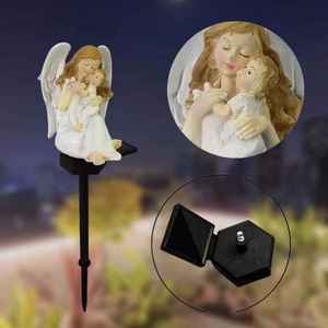 Offre Spéciale solaire LED le thème de la résine de statue d'amour <span class=keywords><strong>maternel</strong></span> pour ornement de pelouse de cour de balcon différents types de lumière solaire - Product Image 5