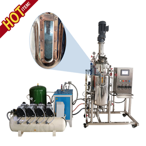 เครื่องปฏิกรณ์ชีวภาพเครื่องหมักเครื่องปฏิกรณ์แก้วพร้อมเครื่องกวน - Product Image 5