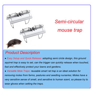 Piège à taupes de style seau personnalisé avec plusieurs dispositifs répulsifs pour taupes - Outil de capture de taupes, <span class=keywords><strong>kit</strong></span> de lutte contre les rongeurs divers - Product Image 3