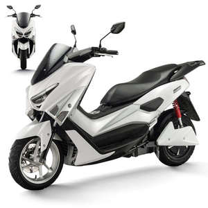 Motocicleta Eléctrica Blanca con Diseño Elegante, Asiento Cómodo, Motor Eléctrico de 2000W para Desplazamientos Urbanos - Product Image 3