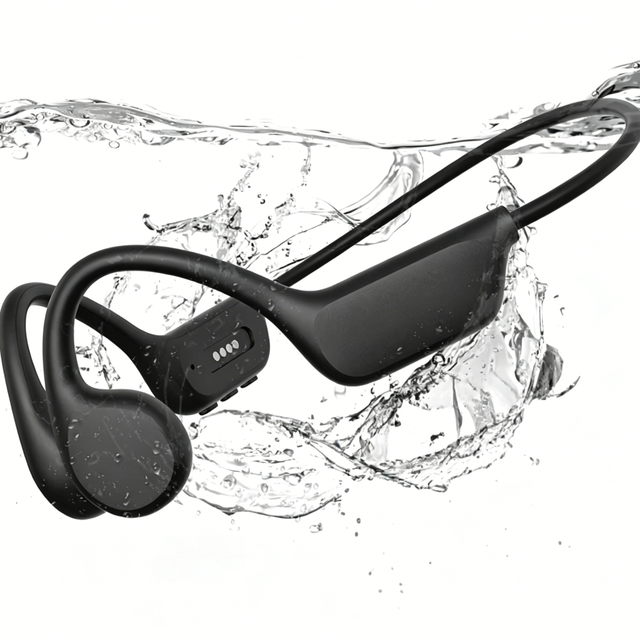Wholesale Stereo Ipx8 Waterproof Mp3 32G Open Ear Swimming Earphones Sport Bone Conduction Headphones Wireless Earbuds