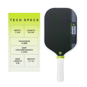 En kaliteli 14mm 16mm çekirdek turşu topu tenis raketi sıcak satmak acemi T700 ham TORAY karbon Fiber Pickleball kürek - Product Image 3