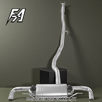 Pour Mercedes A45 W177 2.0T système d'échappement section moyenne et arrière chat tuyau d'échappement électrique valve silencieux voiture échappement