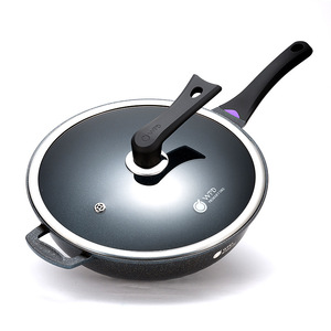 Wpd Nonstick Frying <b>Pan</b> 32Cm With Lid Induction Compatible Round Shape - Product Image 1