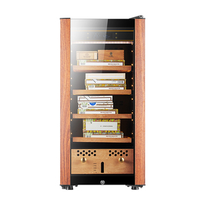 hot sell Factory Direct The Most Advanced Precise Humidity Control and cedar shelves for backwoods Cigar humidor cabinet
