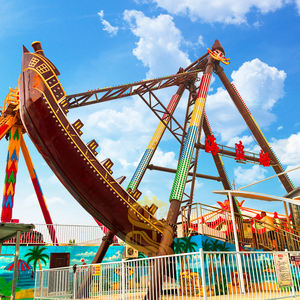 Manège <span class=keywords><strong>Bateau</strong></span> <span class=keywords><strong>Pirate</strong></span> d'Aventure pour Parc d'Attractions, Équipement de <span class=keywords><strong>Bateau</strong></span> Balançoire Extérieur - Product Image 3