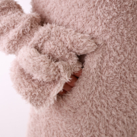 Short de détente en fil thermique à plumes pour femme, respirant, taille élastique, couleur unie, approvisionnement ODM pour toutes les saisons