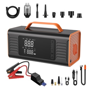 <span class=keywords><strong>Pompe</strong></span> à air sans fil WLETO 150 PSI 12-24V, démarreur portable pour pneus de voiture, SUV, moto, vélo, ballons, avec affichage numérique de la pression des pneus - Product Image 1