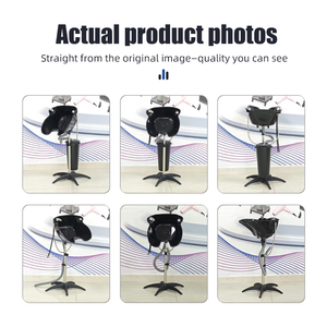 Évier à shampoing portable en plastique profond, personnalisé, directement de l'usine, avec support et réservoir d'eau, pour équipement de salon de coiffure - Product Image 3