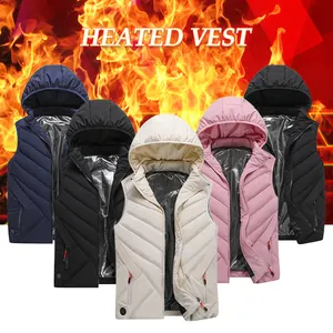 2022 Winter Ski Sport Waterproof 11 District Fever Heated Vest Male Clothing Electrical District 11 Vest For Men And Woman