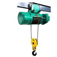 Nouvelle machine de levage électrique en acier 380V chariot de levage de grue avec câble métallique Type élingue télécommande marchandises de levage