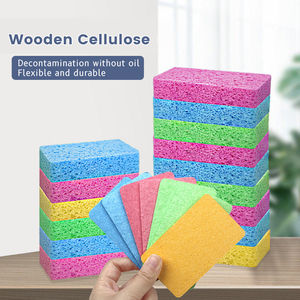 Phân Hủy Sinh Học Sản Phẩm Làm Sạch-Thấm Pop-Up Tự Nhiên <span class=keywords><strong>Cellulose</strong></span> Nén Miếng Bọt Biển Gỗ Bột Giấy Dày Rửa Rửa Miếng Bọt Biển - Product Image 1